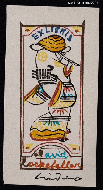 主要名稱：藏書票—「風の盆」 富山．八尾圖檔，第1張，共1張