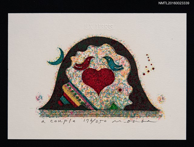 主要名稱：藏書票— A Couple（同林鳥）圖檔，第1張，共2張