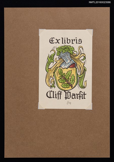 主要名稱：藏書票—橡樹勳章圖檔，第1張，共1張