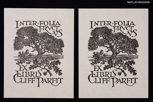 主要名稱：藏書票—草原上的大橡樹圖檔，第1張，共3張