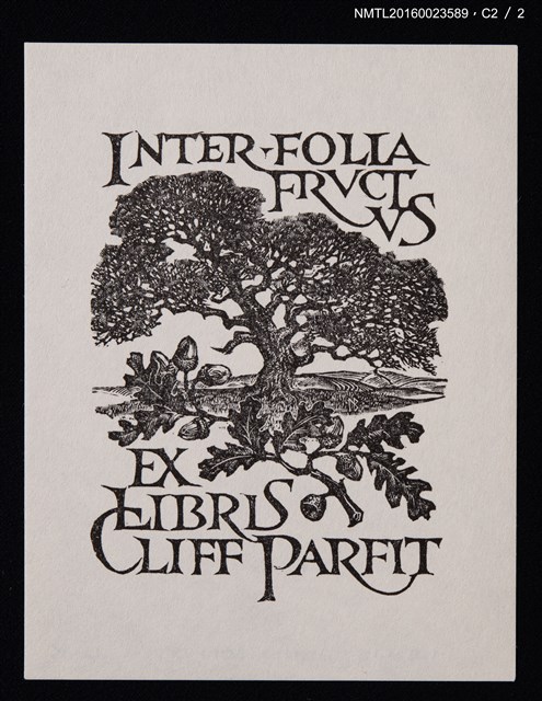 主要名稱：藏書票—草原上的大橡樹圖檔，第3張，共3張