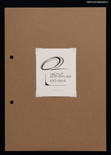主要名稱：藏書票—HELMUT KOTHBAUER藏書圖檔，第1張，共1張