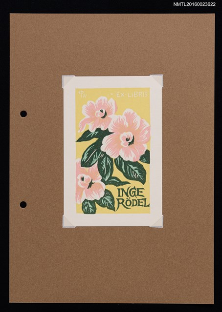 主要名稱：藏書票—Heiderosen圖檔，第1張，共1張