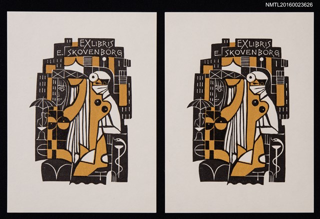 主要名稱：藏書票—醫者圖檔，第1張，共3張