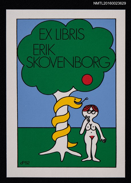 主要名稱：藏書票—禁果的誘惑圖檔，第1張，共1張