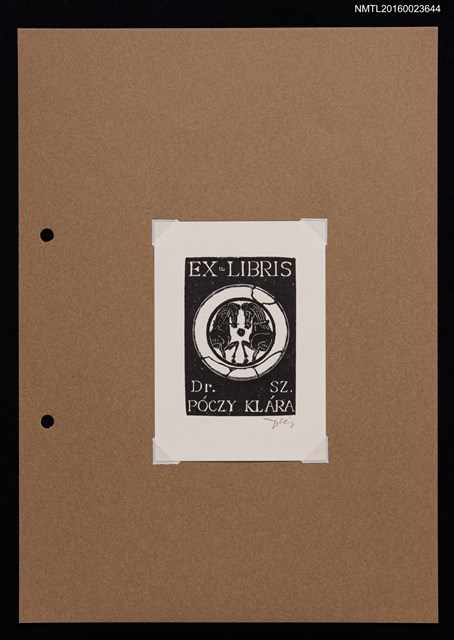 主要名稱：藏書票—雙馬圖檔，第1張，共1張