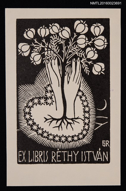 主要名稱：藏書票—愛之花圖檔，第1張，共1張