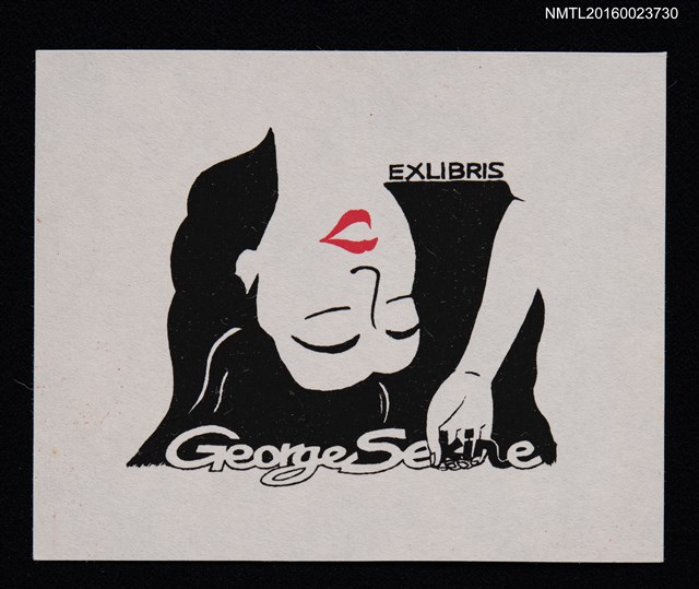 主要名稱：藏書票—女人頭圖檔，第1張，共1張