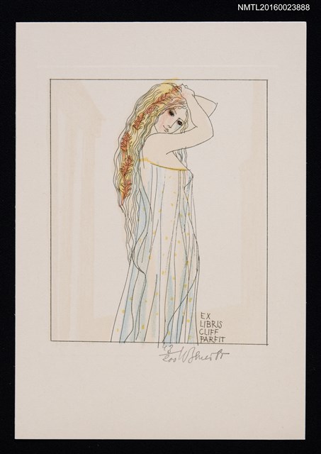 主要名稱：藏書票—性感女神圖檔，第1張，共1張