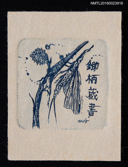 主要名稱：藏書票—異形昆蟲圖檔，第1張，共1張