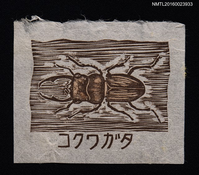 主要名稱：藏書票—鍬形蟲圖檔，第1張，共1張