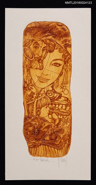 主要名稱：藏書票—マリンチェ（Malinche）圖檔，第1張，共1張