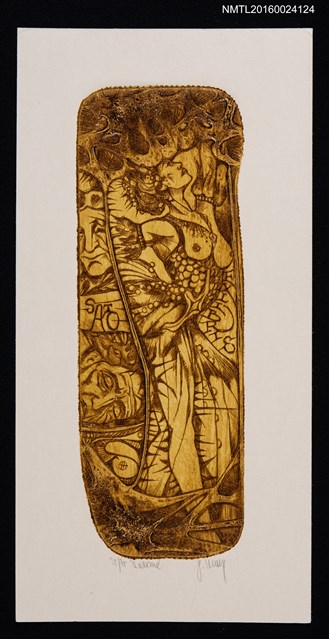 主要名稱：藏書票—サロメ（莎樂美）圖檔，第1張，共1張