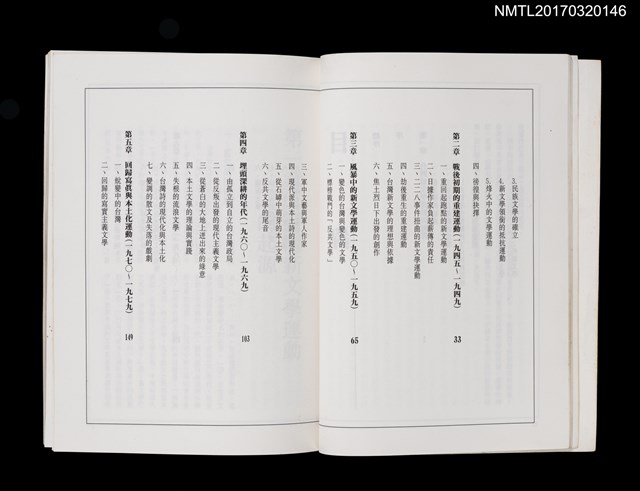 主要名稱：台灣新文學運動四十年圖檔，第5張，共7張