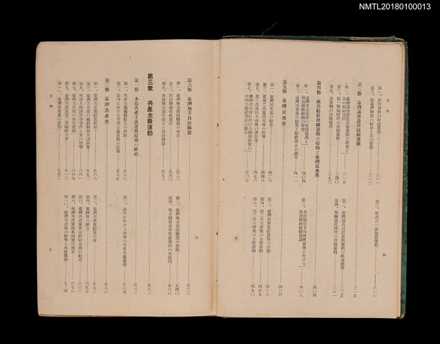 主要名稱：領臺以後の治安狀況（中卷）臺灣社會運動史/副題名：臺灣總督府警察沿革誌第二編圖檔，第6張，共11張