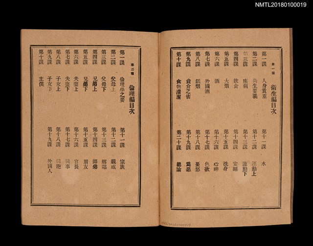 主要名稱：六百字編通俗教育讀本 第一種衛生 第二種倫理 第三種修身圖檔，第2張，共4張