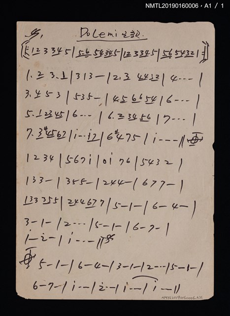主要名稱：DoLemi之歌簡譜圖檔，第2張，共2張