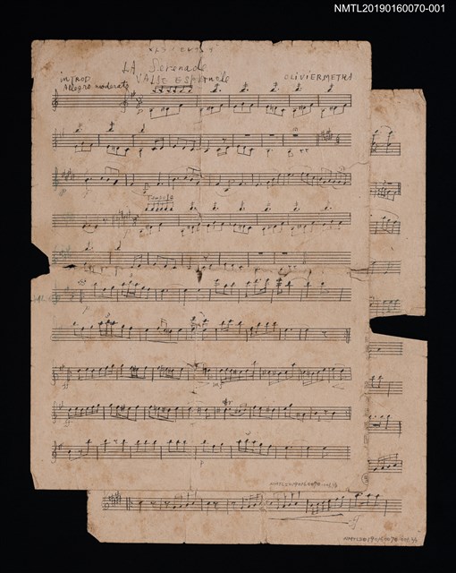 主要名稱：LA Serenade VALSE ESPAGnola樂譜圖檔，第1張，共1張