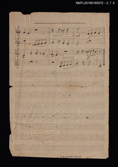 主要名稱：Tambourin樂譜圖檔，第2張，共2張