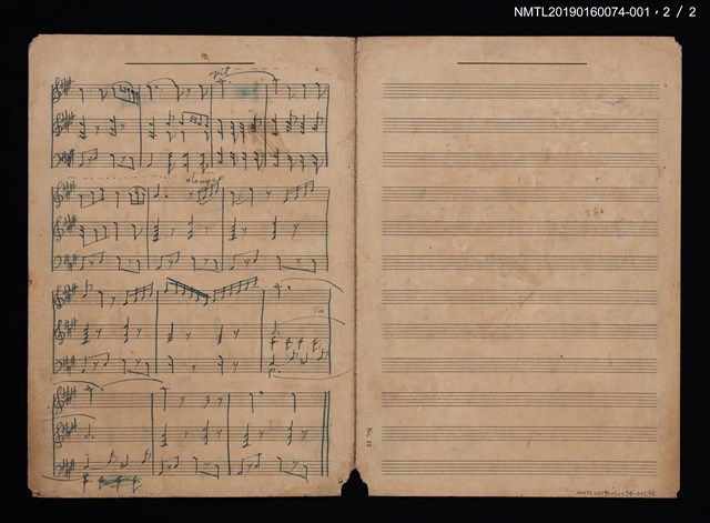 主要名稱：夜の調べ樂譜圖檔，第2張，共2張