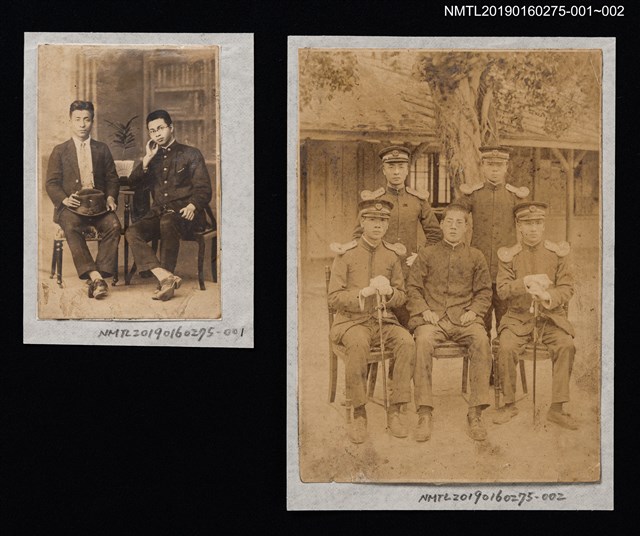 主要名稱：盧丙丁與同事合影（於戶外）圖檔，第2張，共2張