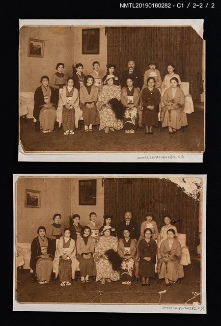 主要名稱：林氏好與關屋敏子等人合影圖檔，第1張，共3張