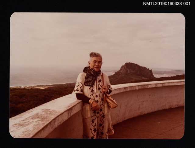 主要名稱：林氏好獨照（晚年，於海邊）圖檔，第1張，共2張