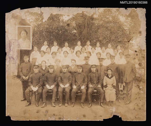 主要名稱：林氏好與同學合影（教員養成講習所終了紀念）圖檔，第1張，共1張