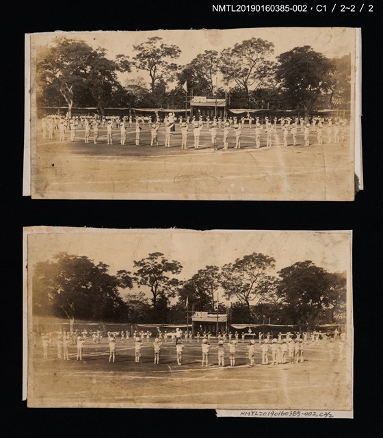 主要名稱：林氏好擔任臺南第三公學校第二幼稚園保姆時期留影（學生活動照）圖檔，第1張，共4張