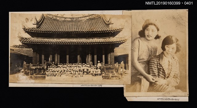 主要名稱：林氏好擔任臺南第三公學校第二幼稚園保姆時期留影（與學生於臺南孔廟前合影）圖檔，第2張，共2張