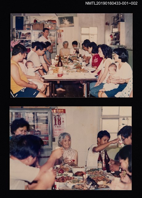 主要名稱：林氏好與家人合影（晚年，聚餐）圖檔，第2張，共2張
