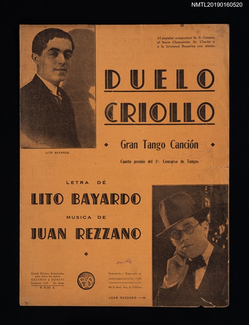 主要名稱：DUELO CRIOLLO（Gran Tango Cancion）圖檔，第1張，共1張