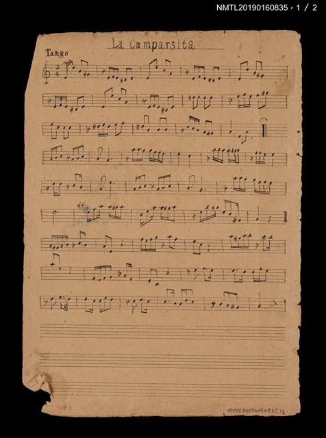 主要名稱：La Cu mparsita樂譜；Love's Gone樂譜圖檔，第1張，共2張