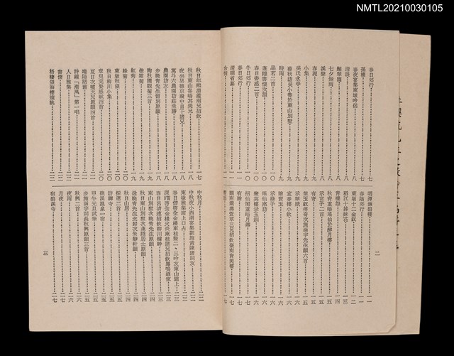 主要名稱：東墩詩草圖檔，第3張，共7張