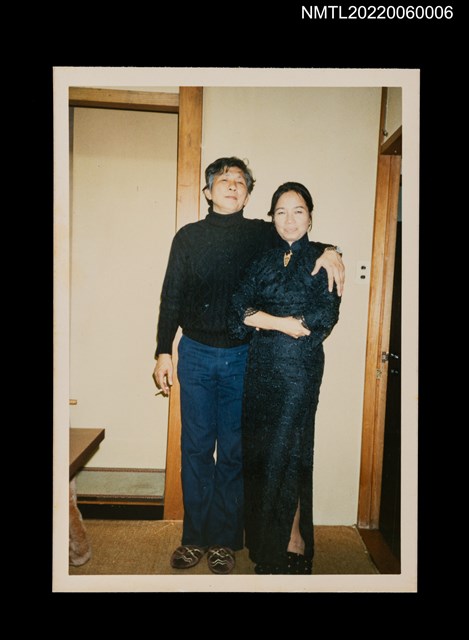 主要名稱：葉笛與夫人合影圖檔，第1張，共1張