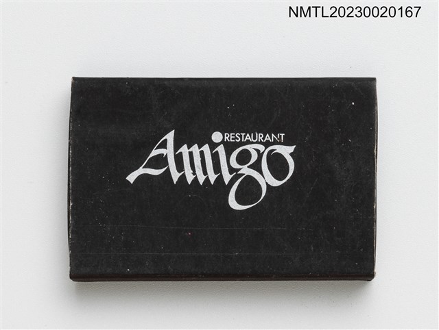主要名稱：Amigo RESTAURANT 火柴盒圖檔，第1張，共2張