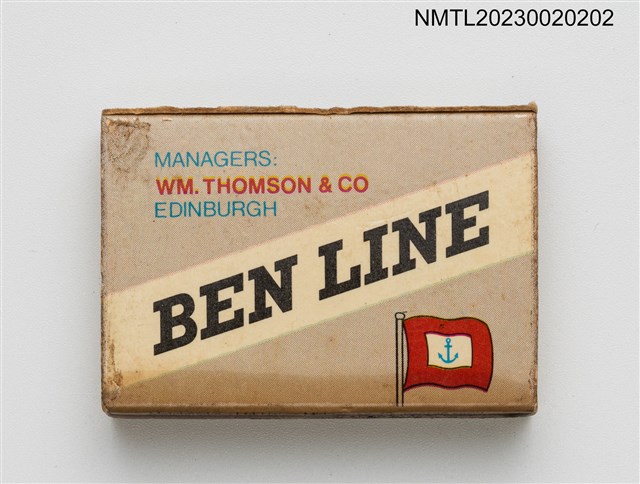 主要名稱：BEN LINE CONTAINERS LTD 火柴盒（BENLOMOND 1890）圖檔，第2張，共3張