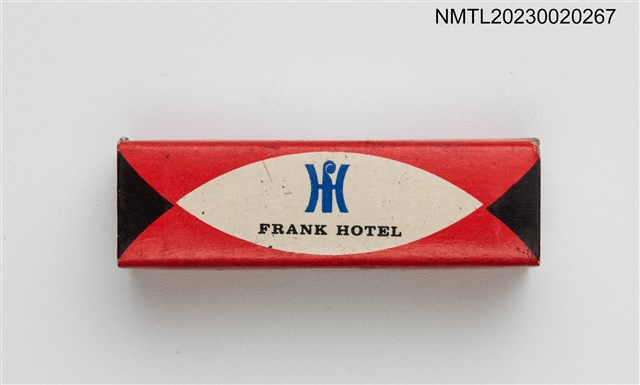 主要名稱：FRANK HOTEL 富國大飯店柱狀火柴盒圖檔，第2張，共4張