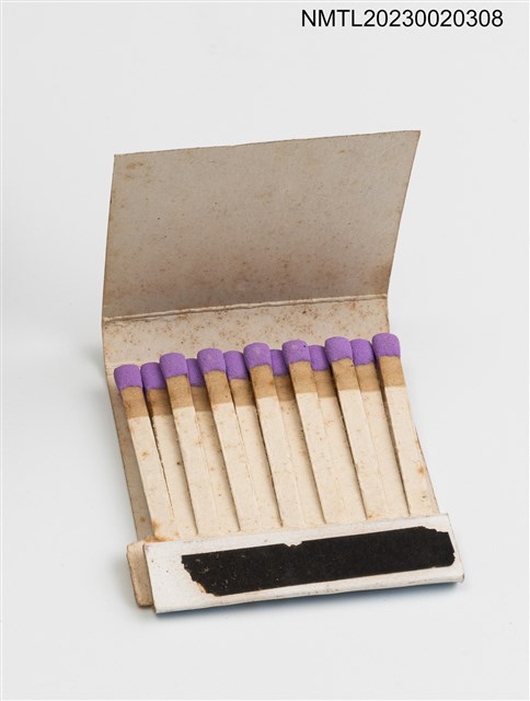 主要名稱：ROMA HOTEL 樂馬大飯店、DOUBLE LUCKY RESTARUANT 喜相逢酒樓紙夾火柴盒圖檔，第3張，共3張