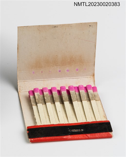 主要名稱：CARLTON HOTEL 臺華大飯店紙夾火柴盒圖檔，第3張，共3張