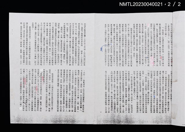 主要名稱：月眉十年（五）溫妮肆虐（拆頁影本修訂稿）/期刊名稱：花蓮青年20卷3期圖檔，第2張，共2張