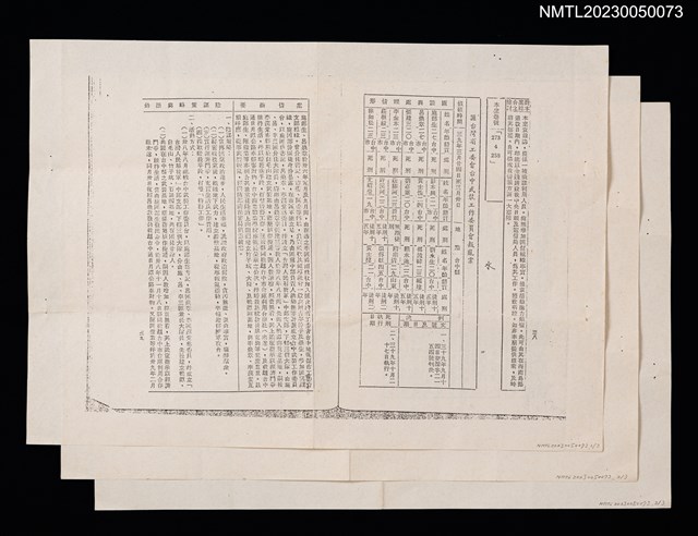 主要名稱：「匪台灣省工委會台中武裝工作委員會叛亂案」（呂煥章事件）相關檔案紀錄（影本）圖檔，第1張，共1張