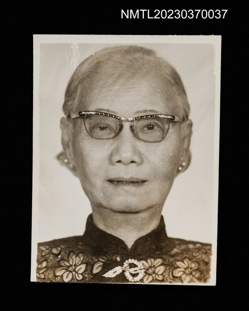 主要名稱：晚年時期蘇鑾半身獨照1圖檔，第1張，共1張