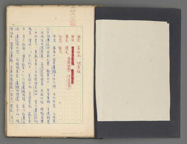 主要名稱：正史列傳彙抄 三圖檔，第3張，共36張