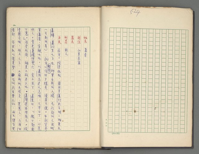 主要名稱：正史列傳彙抄 三圖檔，第5張，共36張