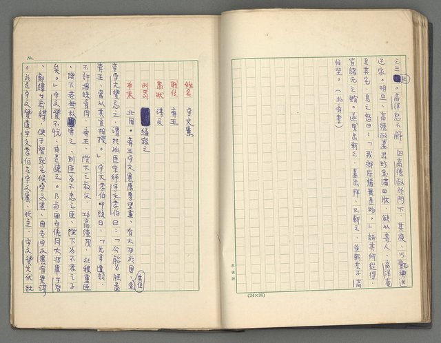 主要名稱：正史列傳彙抄 三圖檔，第24張，共36張