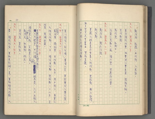 主要名稱：中國歷代戰亂編年錄 一圖檔，第38張，共156張