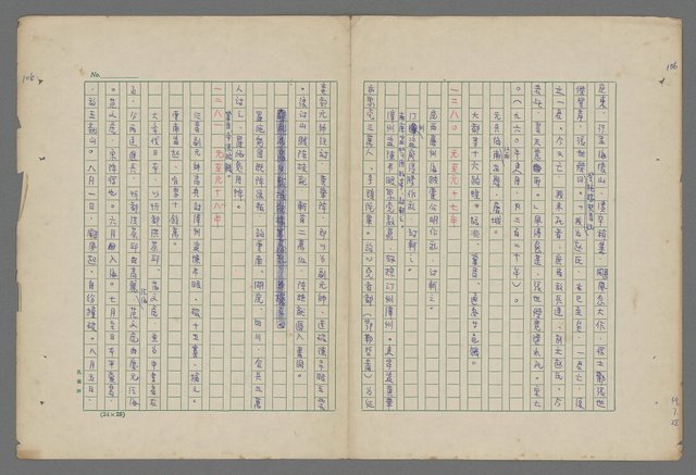 主要名稱：中國歷代戰亂編年錄 八圖檔，第108張，共112張