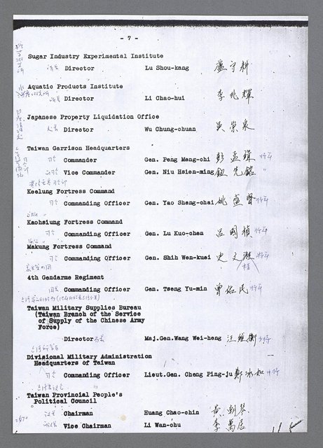 主要名稱：美國國務院臺灣檔案（五）（1945~1949）圖檔，第468張，共1048張