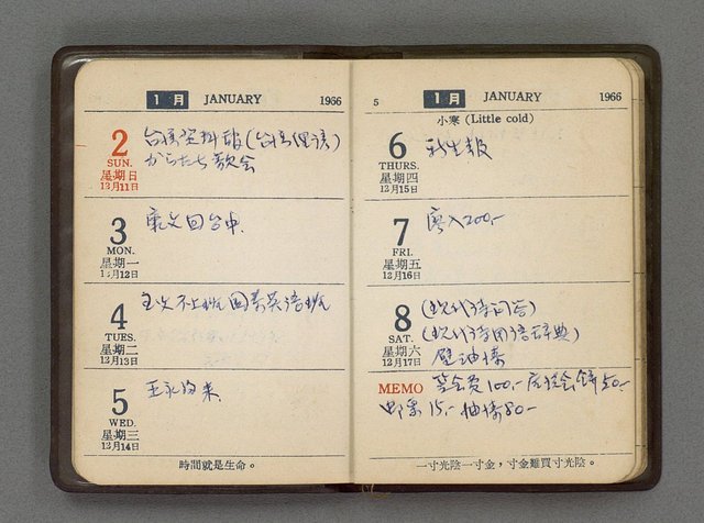 主要名稱：1966日用小冊圖檔，第4張，共59張